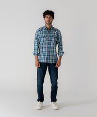 Camisa de cuadros para hombre