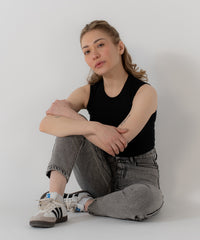 Jeans de mujer tiro alto estilo "Mom"