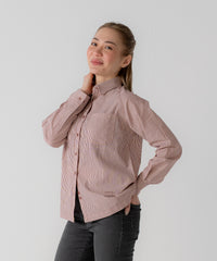Camisa raglán de rayas para mujer
