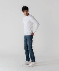 Henley de manga larga para hombre