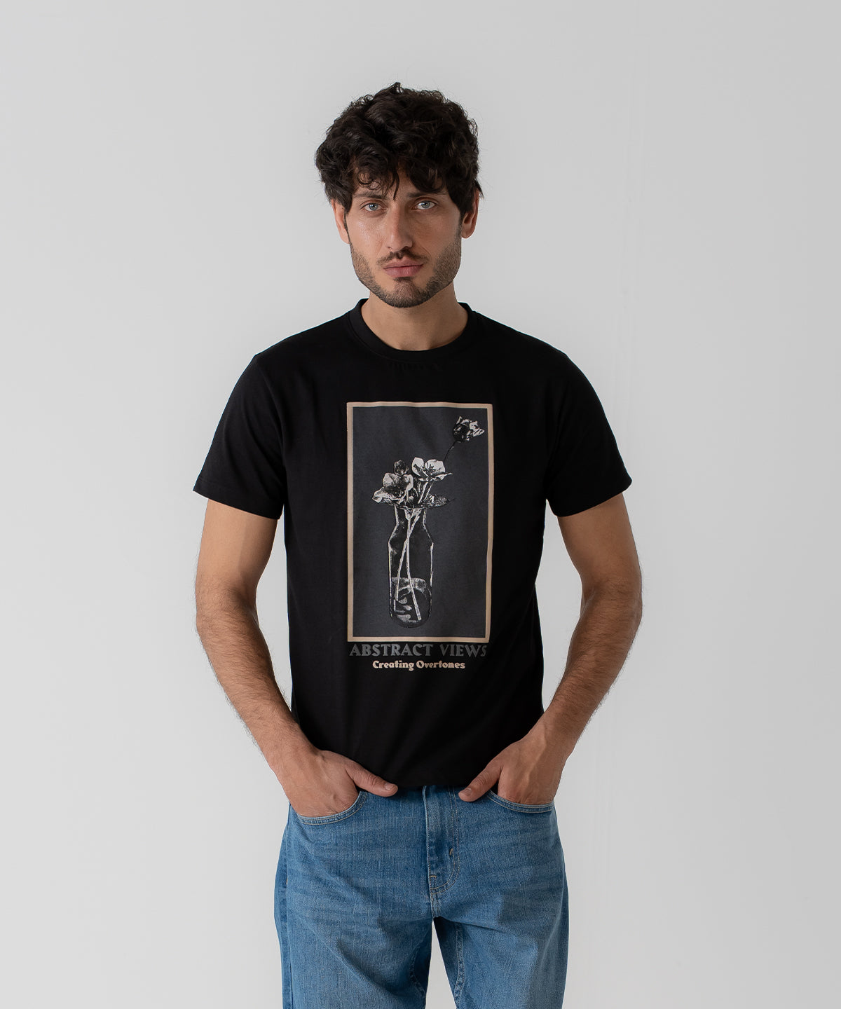 Camiseta de Flores para Hombre