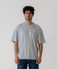 Camiseta extragrande con estampado de cuervo para hombre