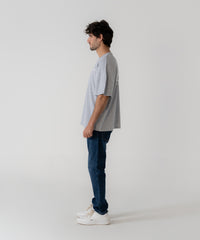 Camiseta extragrande con estampado de cuervo para hombre