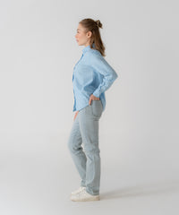 Camisa básica tejida para mujer