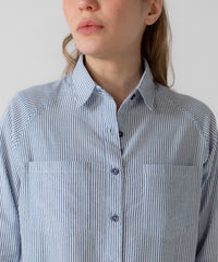 Camiseta raglán de rayas para mujer