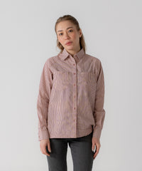 Camisa raglán de rayas para mujer