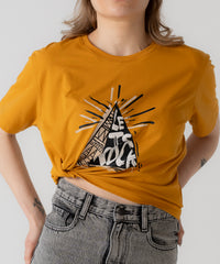 Camiseta Corta Pirámide para Mujer