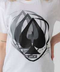 Camiseta de motociclista para mujer