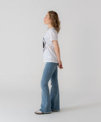 Camiseta de motociclista para mujer