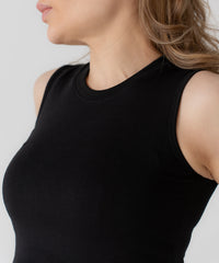 Camiseta básica de tirantes para mujer